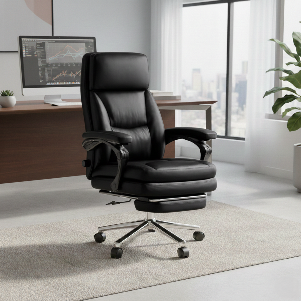 Reclining Leather Executive Chair EC-005