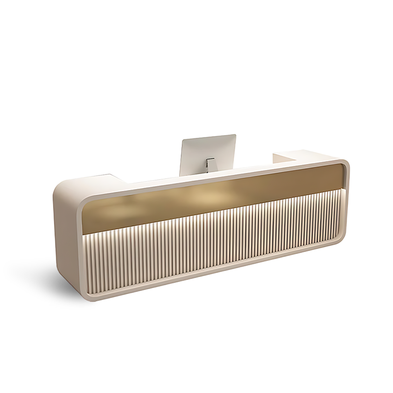 Simple Modern Hotel Company Front Desk Reception Desk