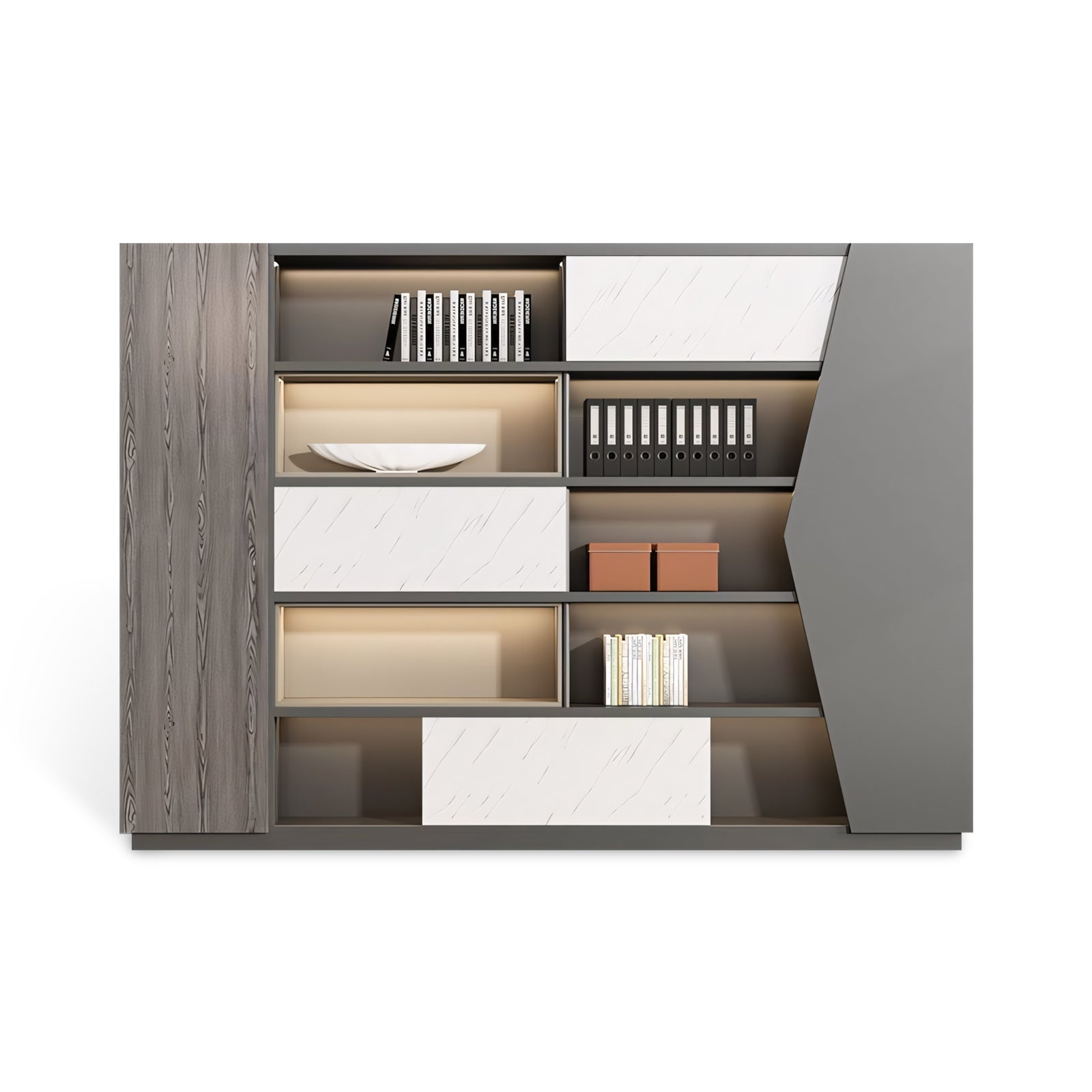 Sleek Stylish Executive Bookcase EB-002