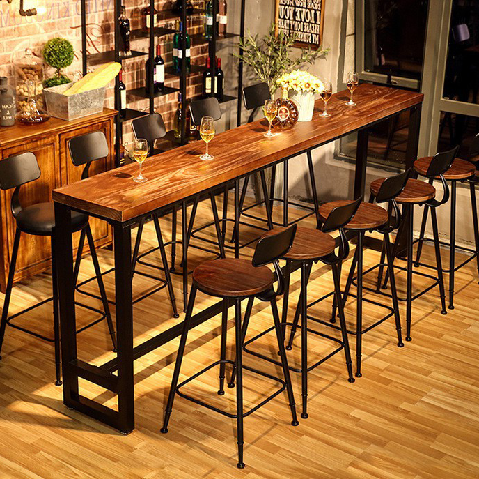 Slim Bar Table for Home Balcony Cafe & Commercial High-Top Counter BT-004