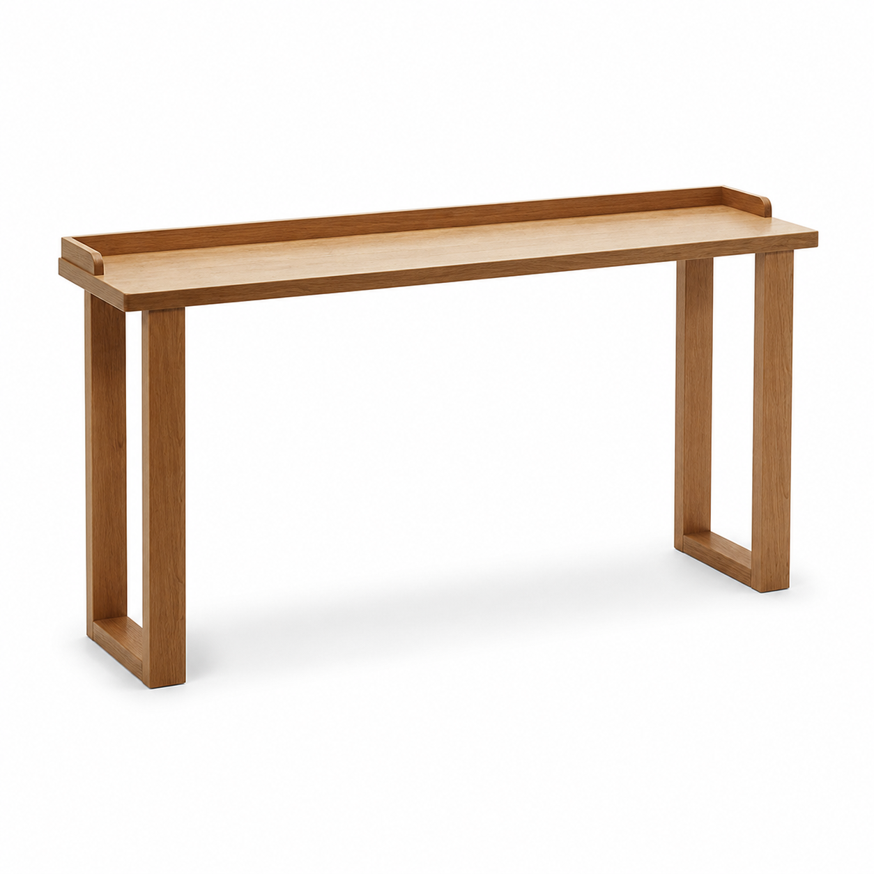 BT-006 solid wood bar table on a white background