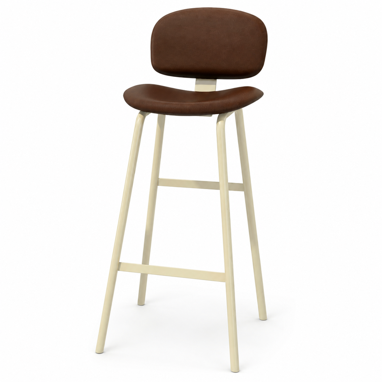 BT-008 upholstered back bar chair on a white background