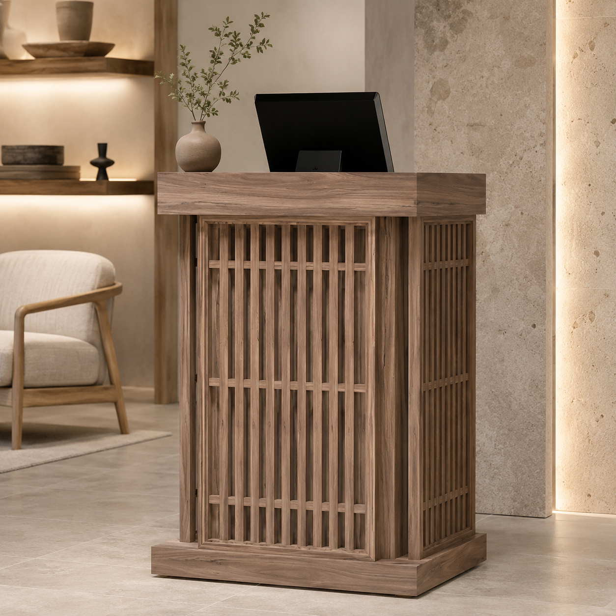 Versatile for Customer Service Retro Reception Desk RD-131
