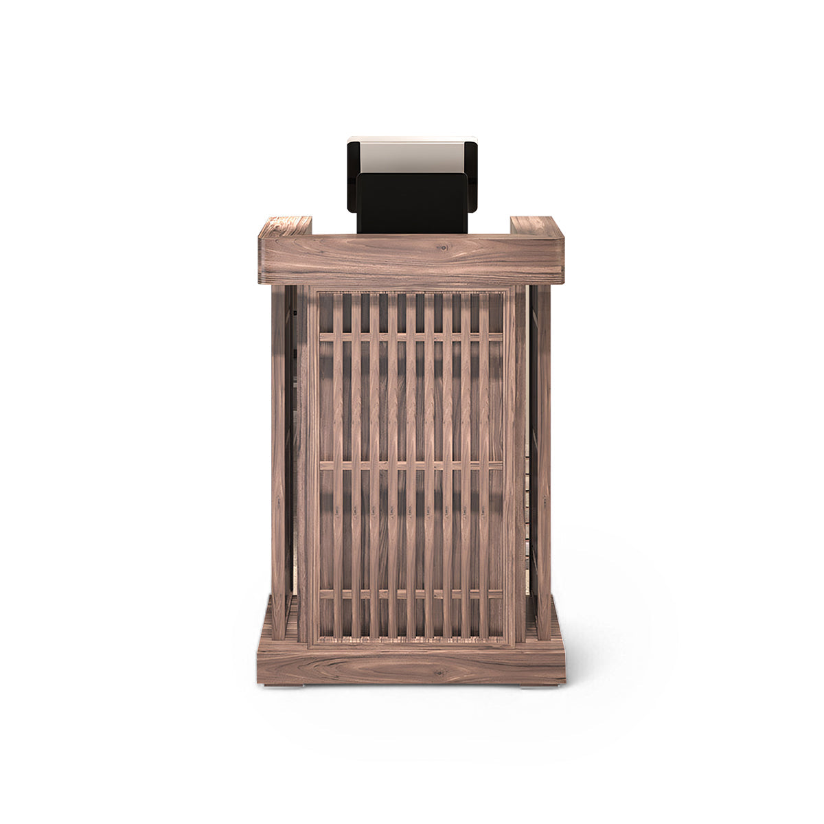 Wood Style Versatile for Customer Service Retro Reception Desk