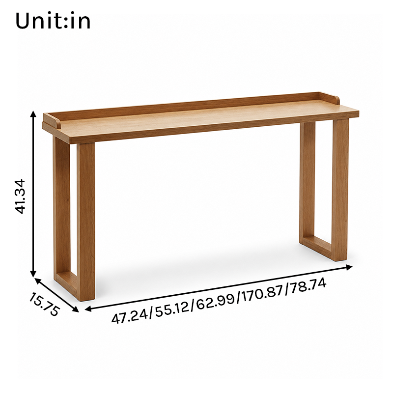 BT-006 Bar Table Dimensions in inches