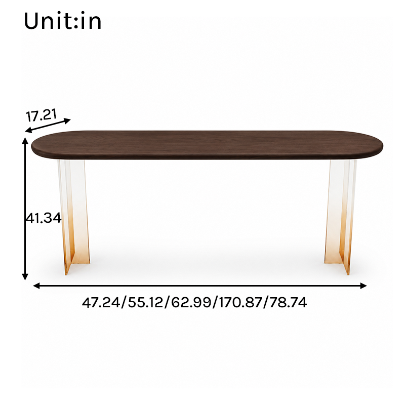 BT-008 Bar Table Dimensions in inches