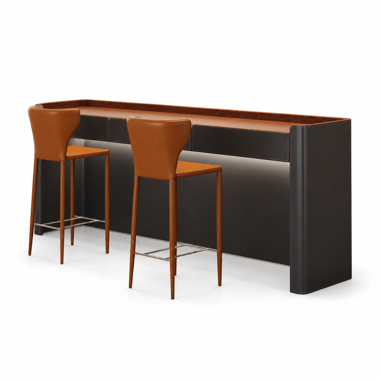 BT-009 white-background bar-table-with-chairs
