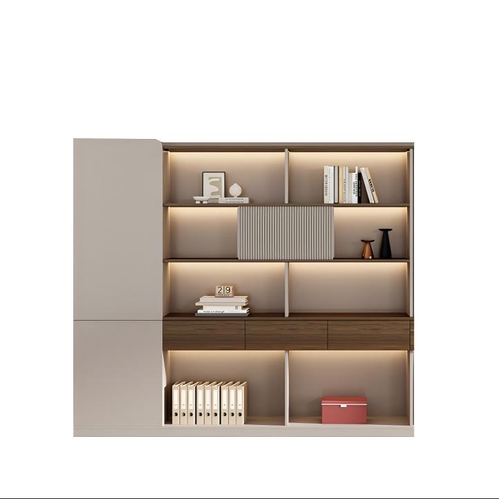 Modern Minimalist Executive Bookcase – For Boss Office EB-007