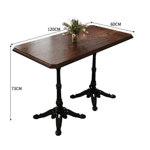 American Vintage Style Café Table for Restaurants, Cafés and Dessert Bars RCT-008