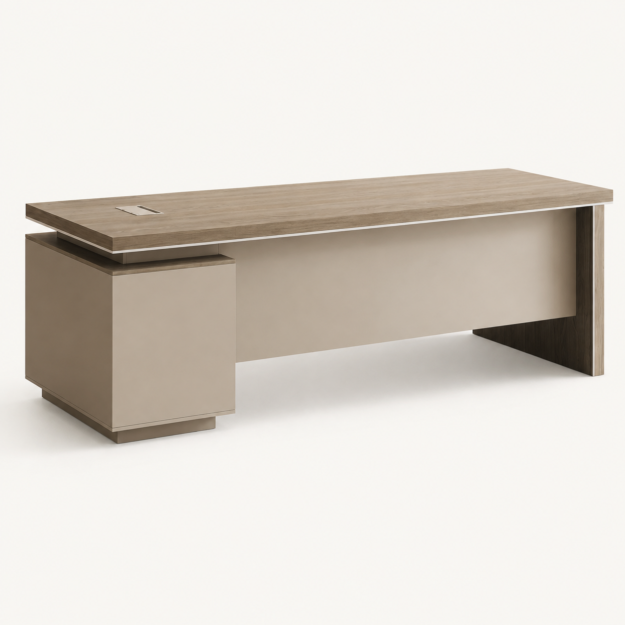 ED-040 executive office desk on a white background