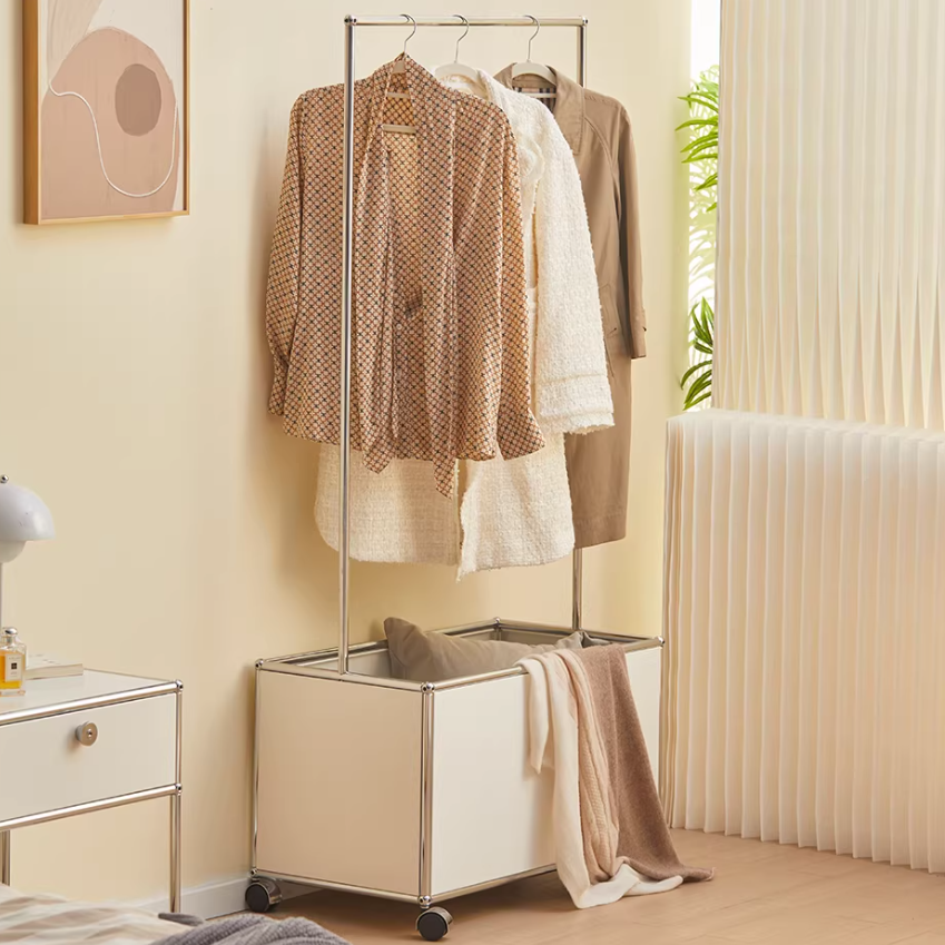 Modular Garment Rack with Rolling Storage Base - image 1