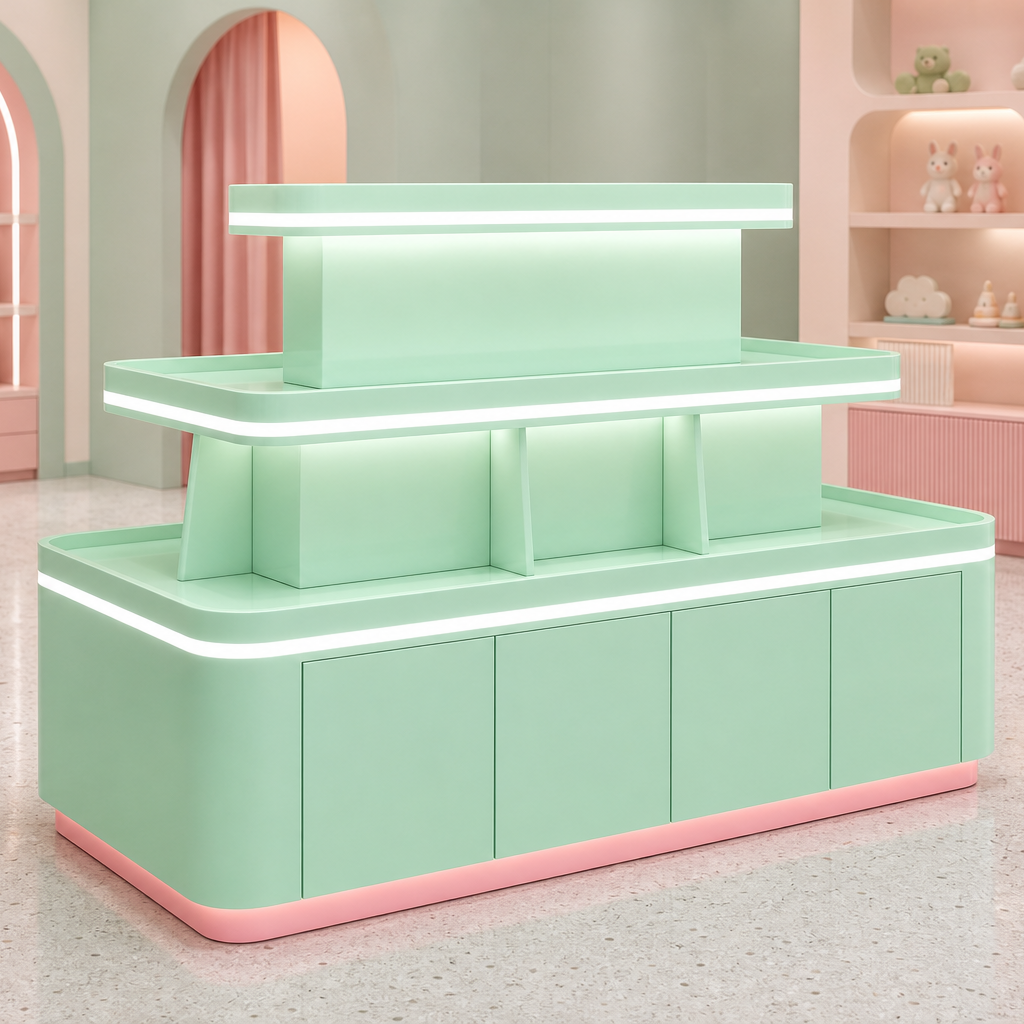 Dopamine Pop Toy Store Island Display Cabinet DC-009