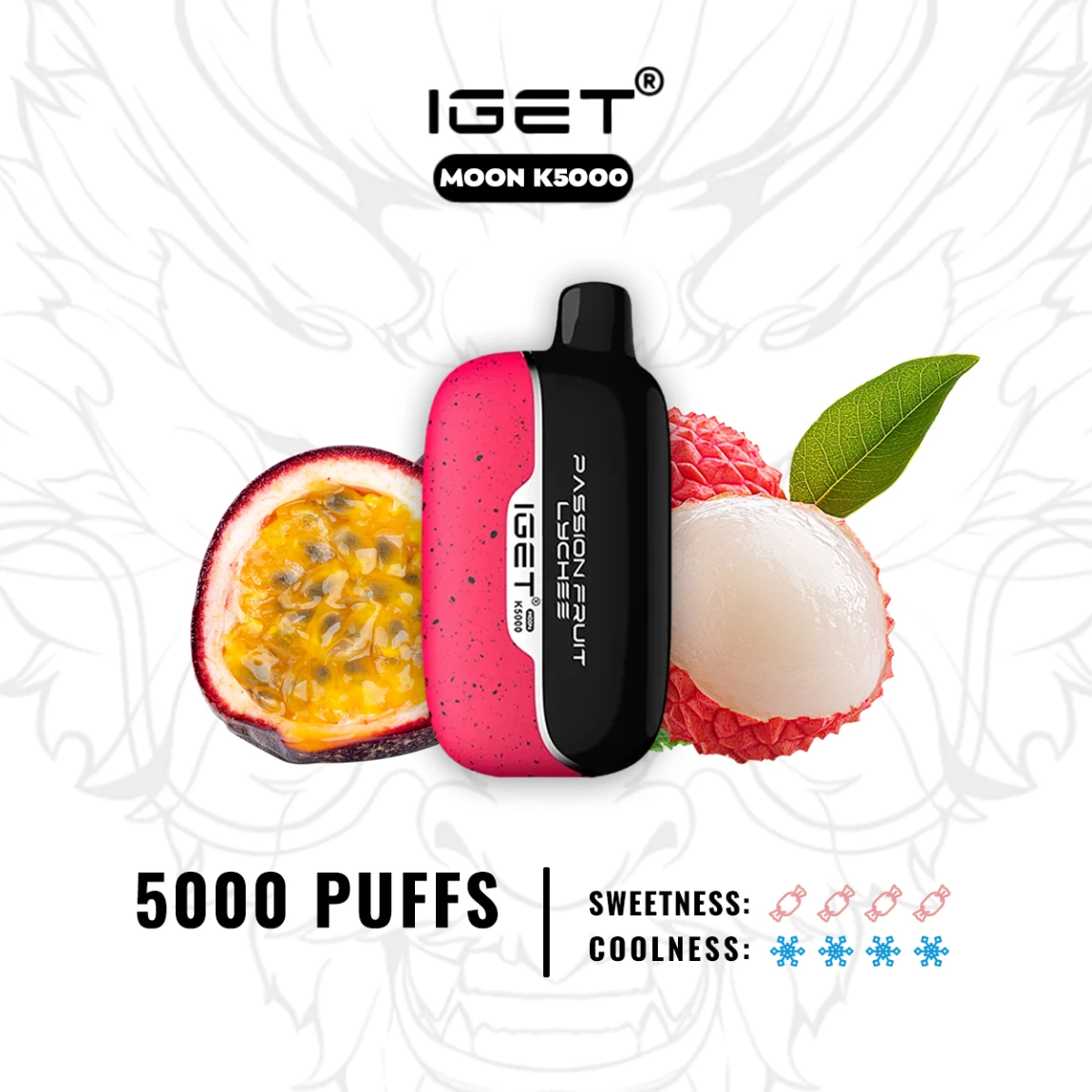 IGET MOON – PASSION FRUIT LYCHEE ICE
