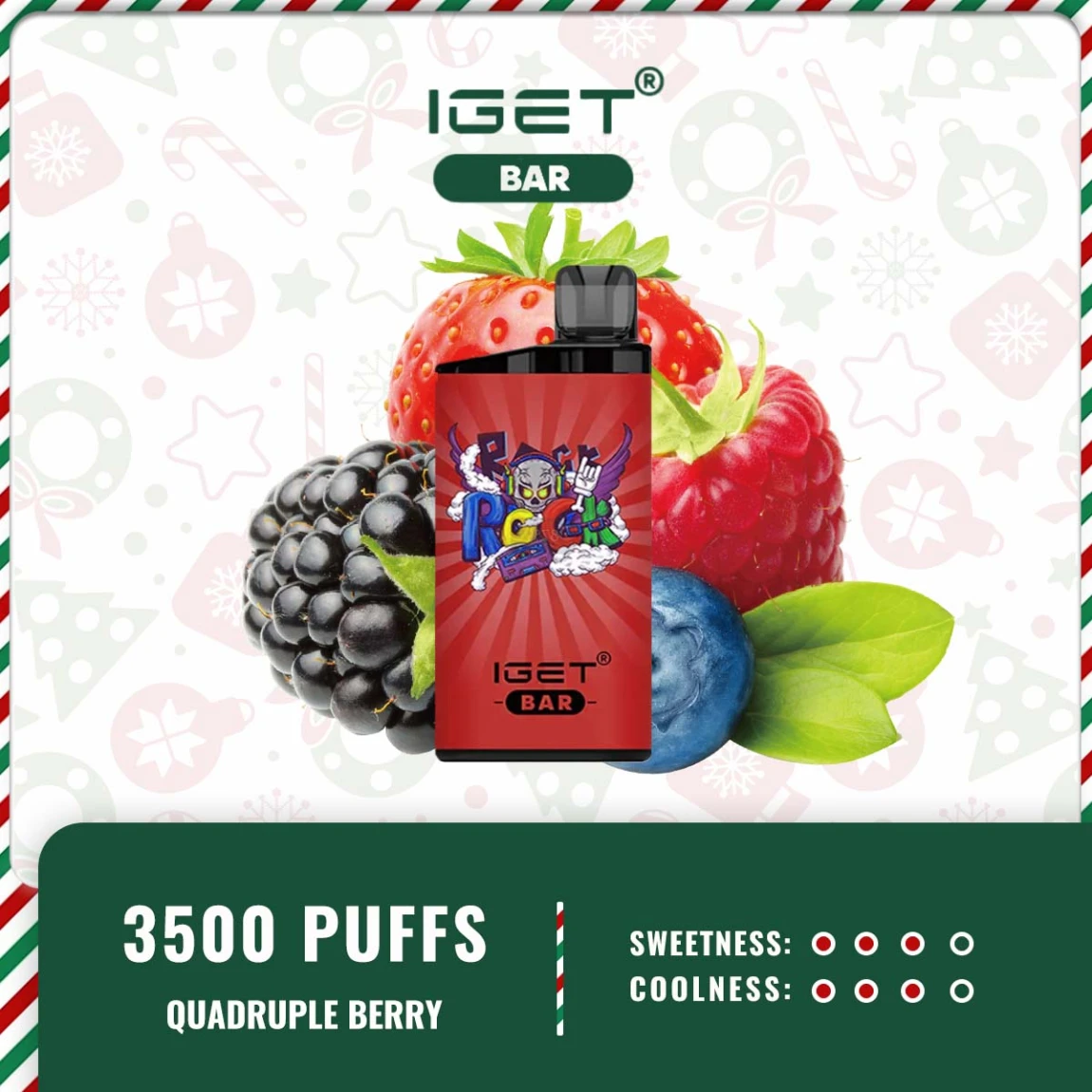 GET BAR 3500 PUFFS – QUADRUPLE BERRY