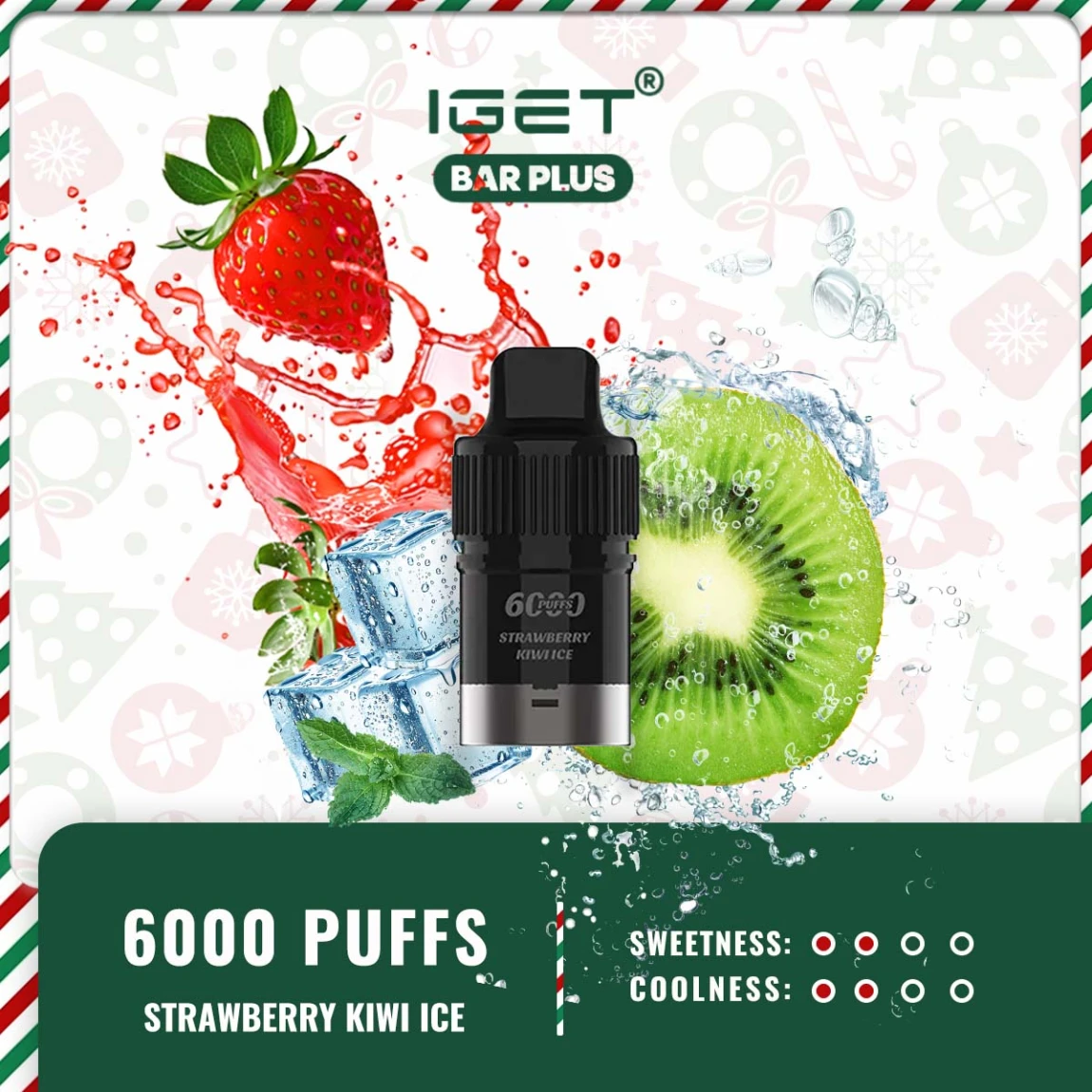 Iget Bar Plus Pod – Strawberry Kiwi Ice
