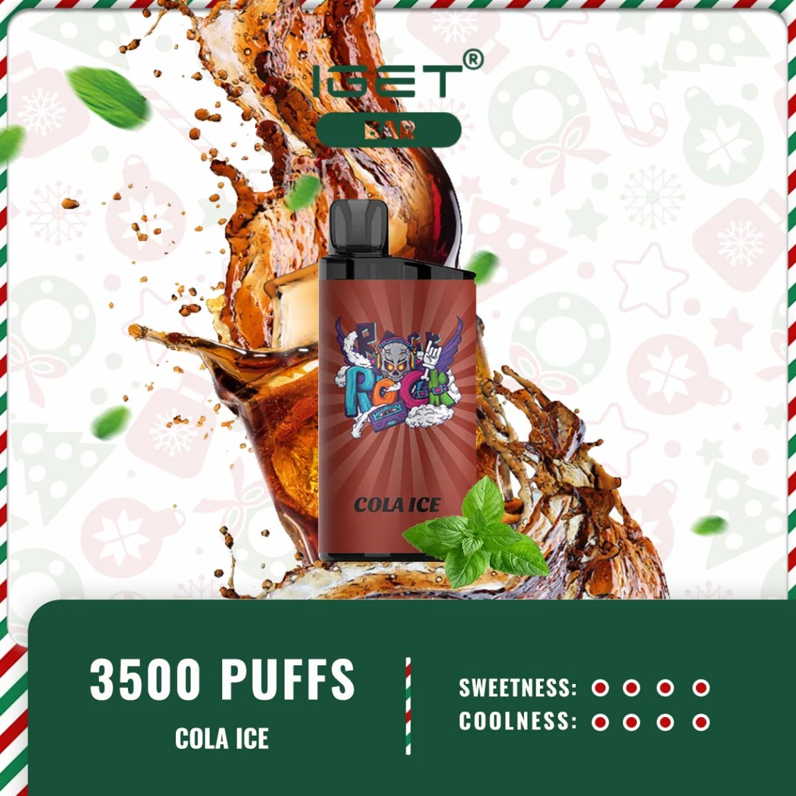 IGET BAR 3500 PUFFS – COLA ICE