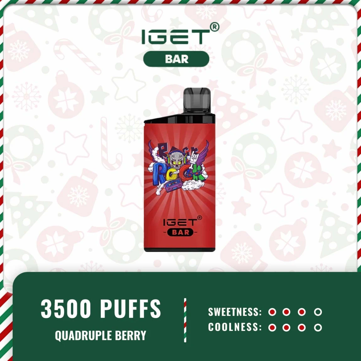 GET BAR 3500 PUFFS – QUADRUPLE BERRY