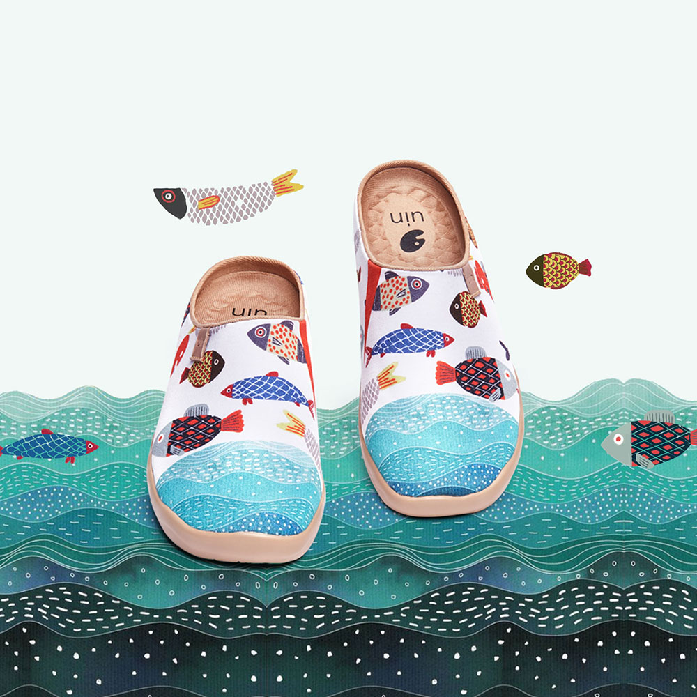 UIN Spain Original Design | Happy Fish Slipper  Malaga