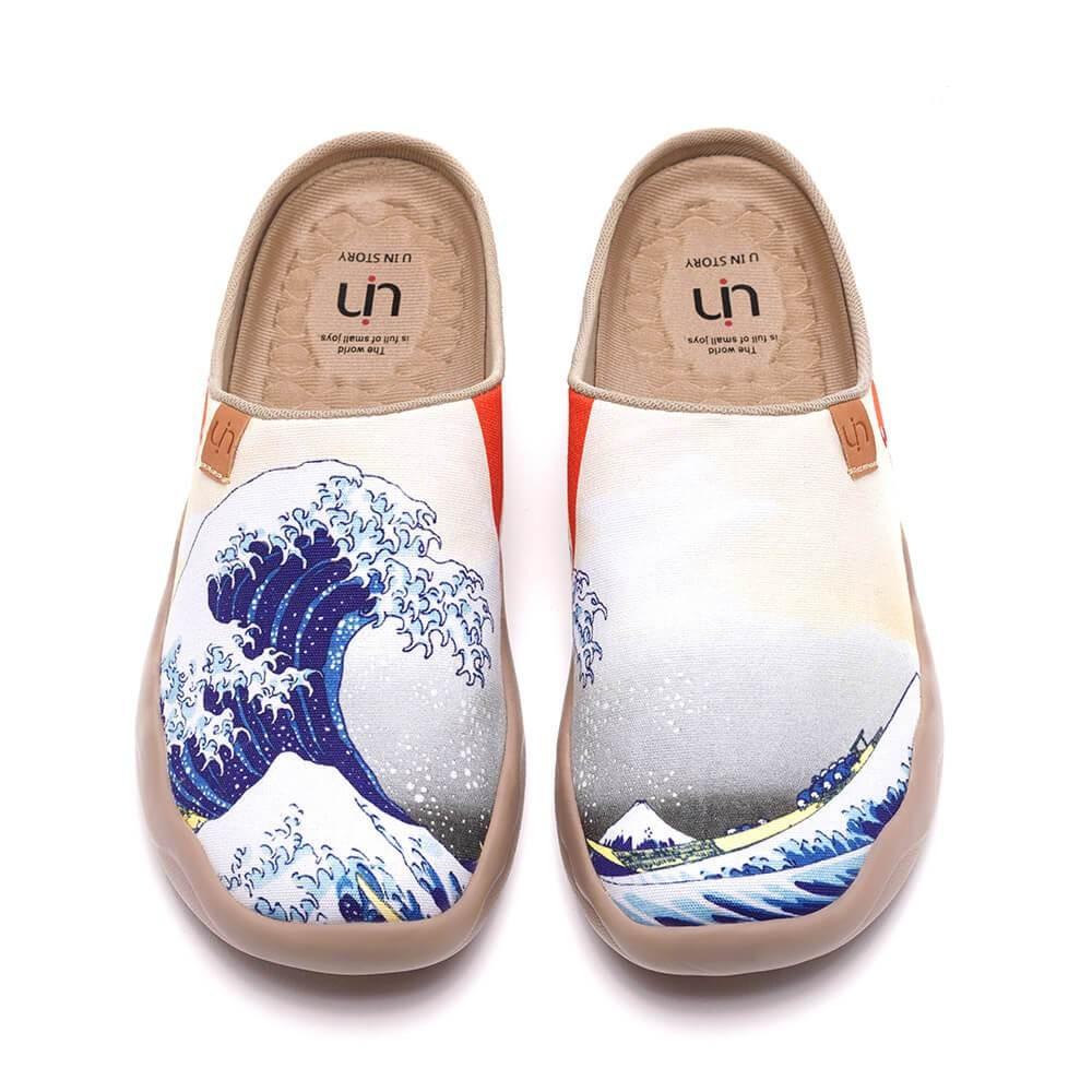 UIN Spain Original Design | Great Wave off Kanagawa Slipper  Malaga