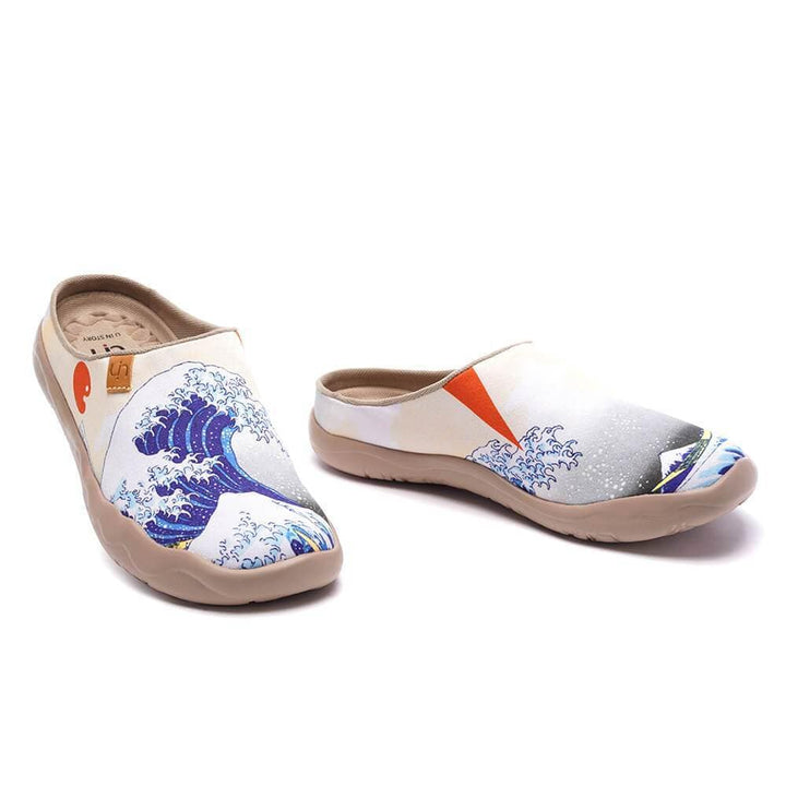 UIN Spain Original Design | Great Wave off Kanagawa Slipper  Malaga