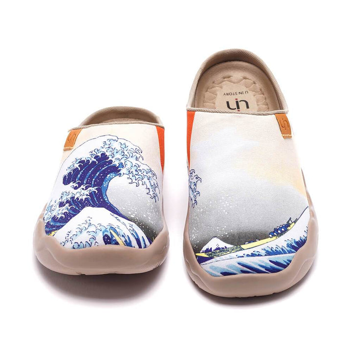 UIN Spain Original Design | Great Wave off Kanagawa Slipper  Malaga