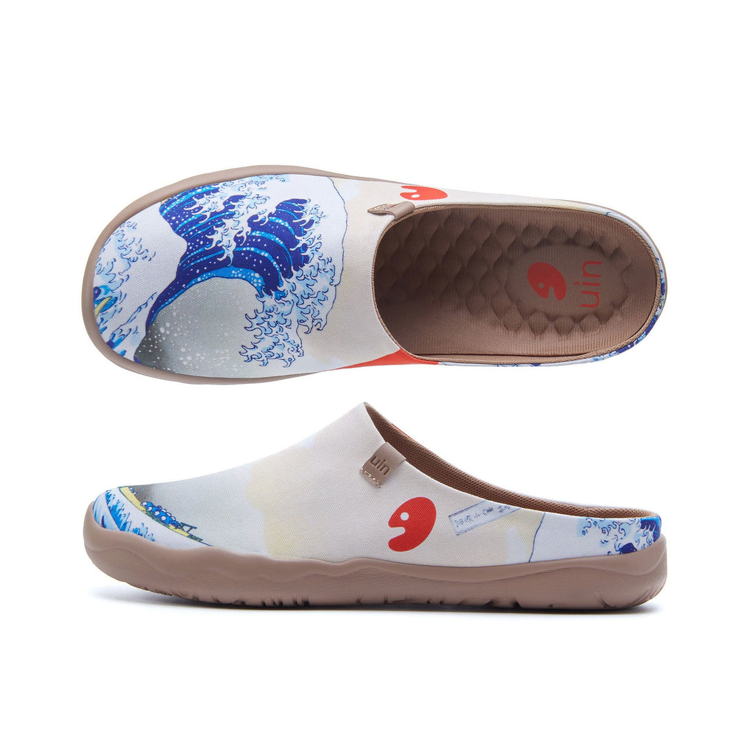 UIN Spain Original Design | Great Wave off Kanagawa Slipper  Malaga