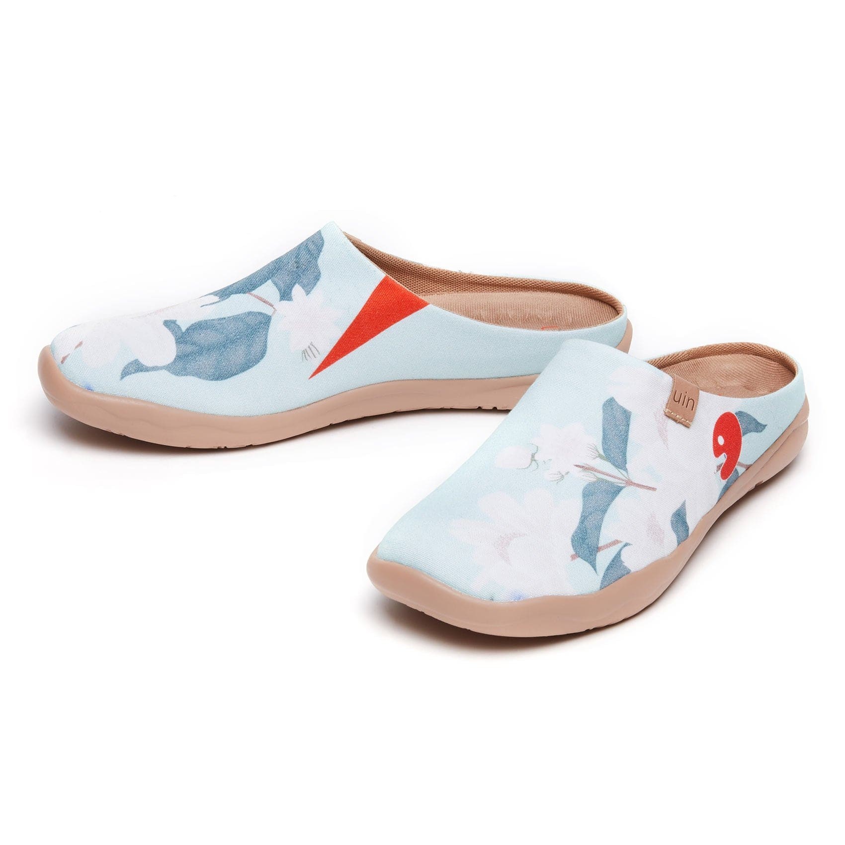 UIN Spain Original Design | Minty Peony Slipper  Malaga