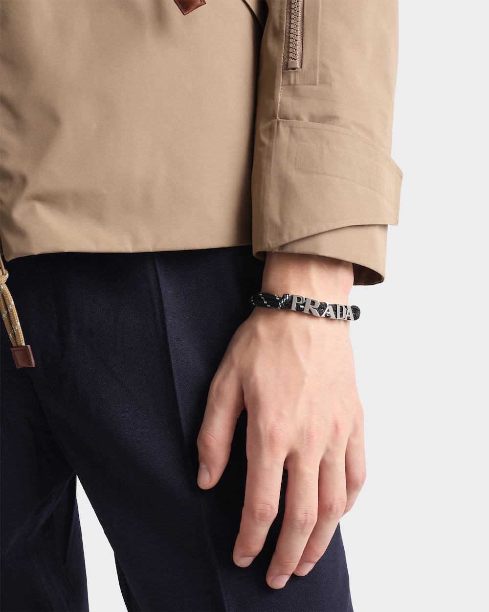 レザーブレスレット Prada ブレスレットメンズ プラダ アクセサリー
