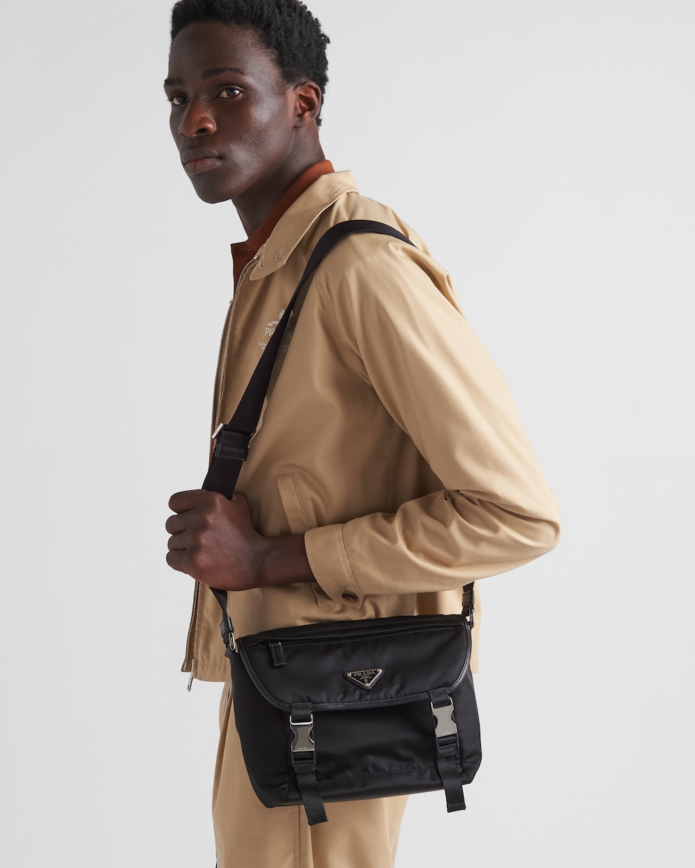 Re-Nylon xサフィアーノレザー ショルダーバッグ – プラダ