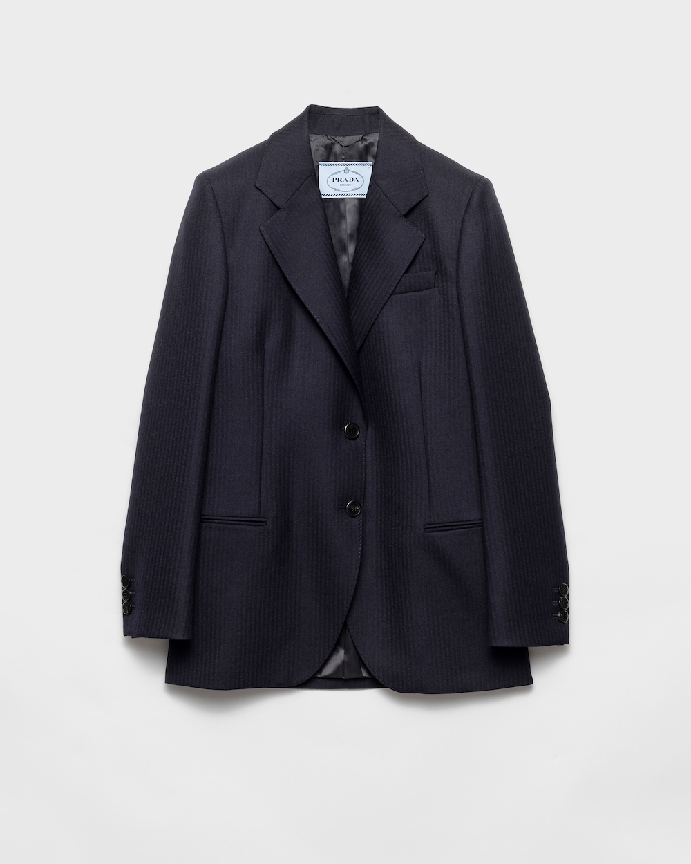 希少 PRADA 上質 ウール ダブルブレスト フーデッドコート ピーコート PRADA公式】レディース ジャケット・コート | プラダ – プラダ