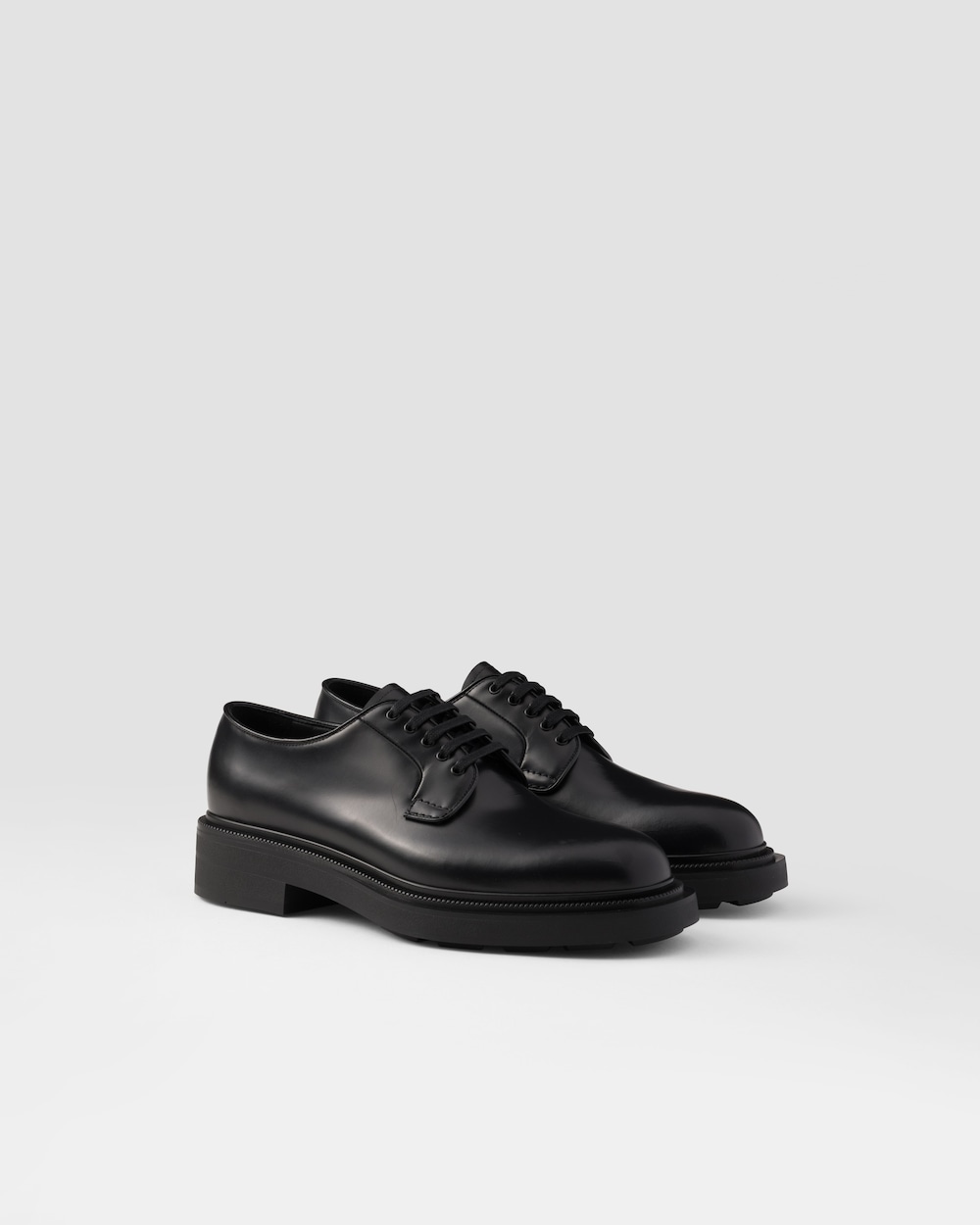 PRADA レースアップ パンプス ダークブラウン 37(24cm相当) レースアップシューズ プラダ シューズ PRADA レースアップ パンプス