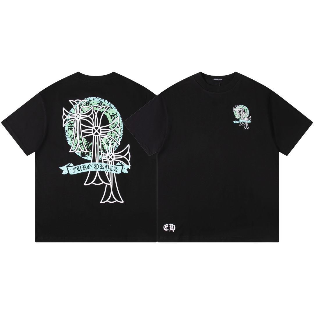 クロムハーツ Tシャツ 黒 H0158｜存在感を纏う人気Tシャツ
