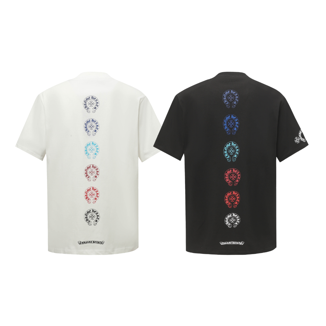 クロムハーツ Tシャツ黒&白 H0150｜存在感を纏う人気Tシャツ