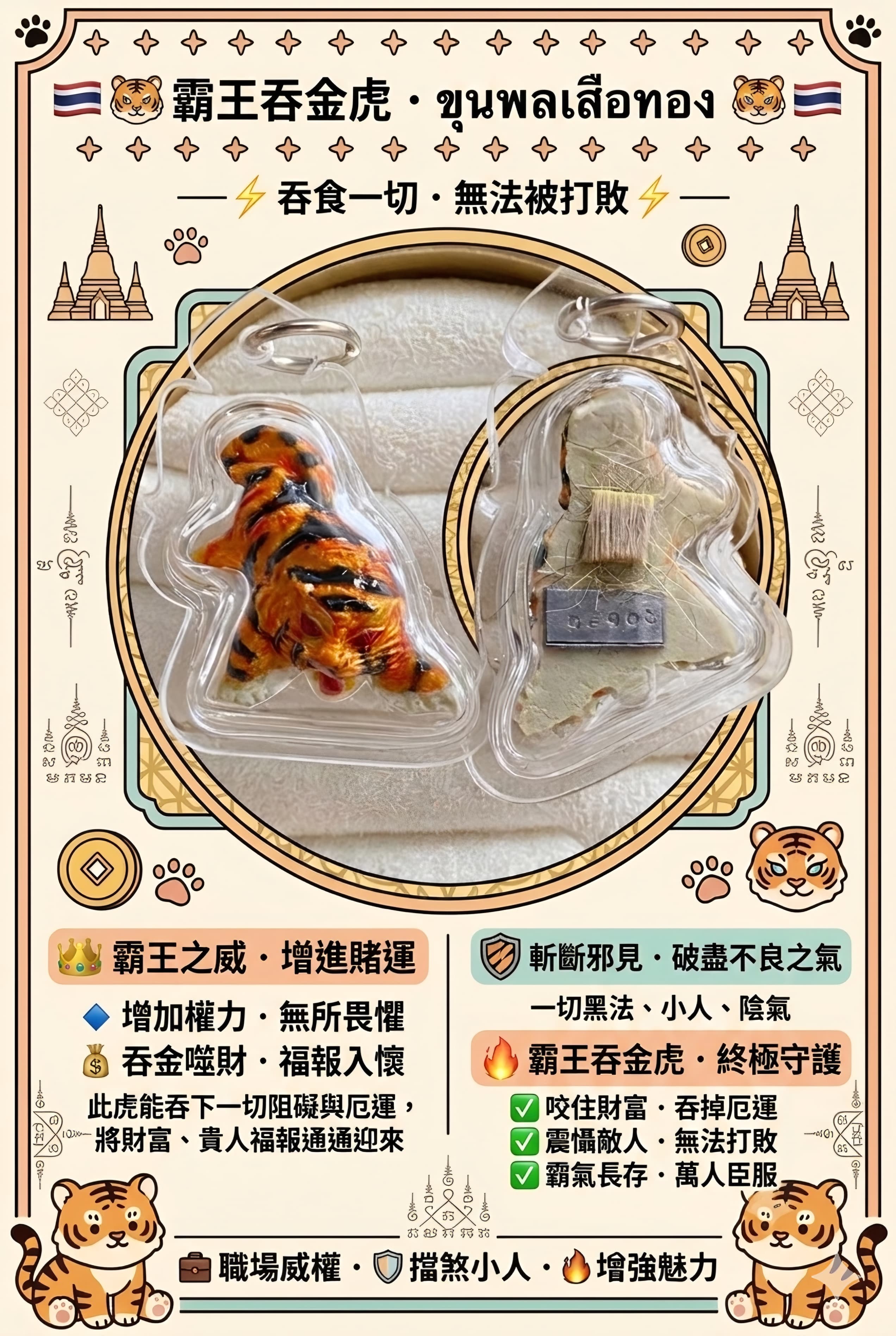 🇹🇭🐯 霸王吞金虎 · ขุนพลเสือทอง 🐯🇹🇭