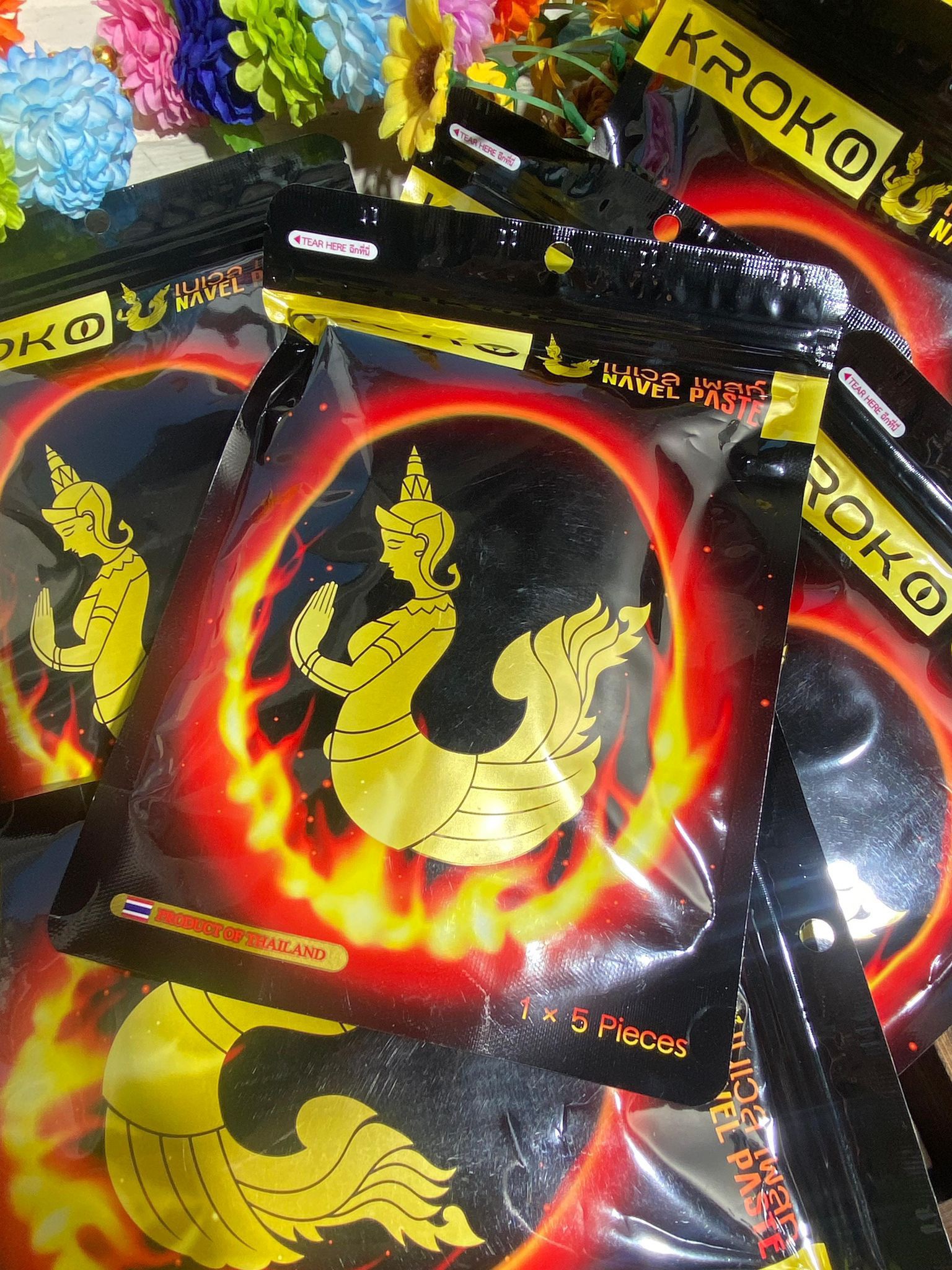 🇹🇭 泰國製造 KROKO 美人魚肚臍貼瘦小肚子暖宮貼 ✨