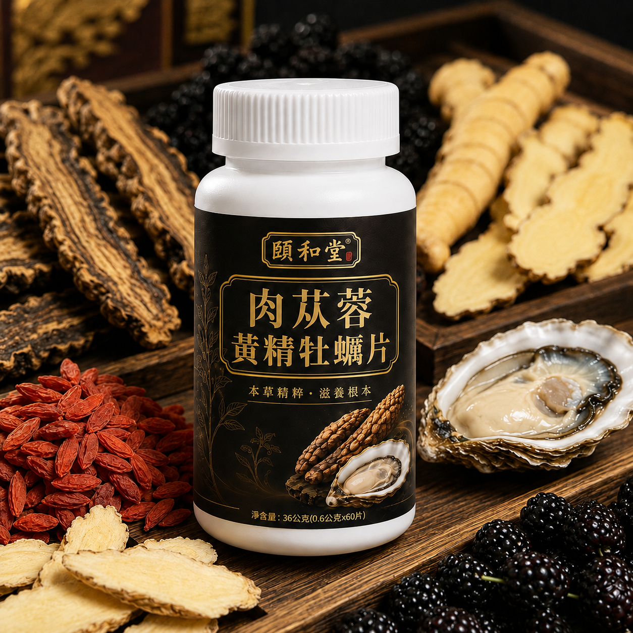 頤和堂·肉蓯蓉黃精牡蠣片