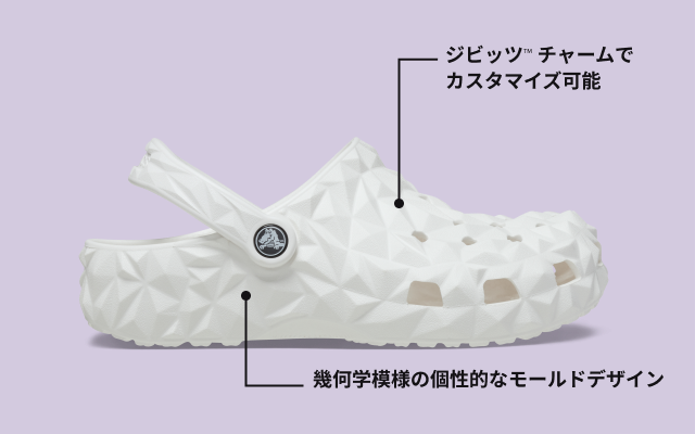クラシック ジオメトリック クロッグ 商品説明イメージ