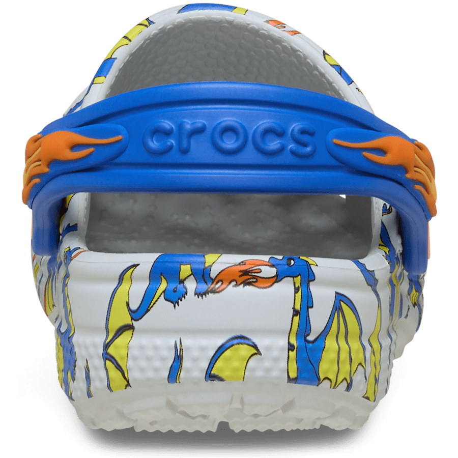 【14～17.5cm】クラシック ドラゴン グラフィック クロッグ