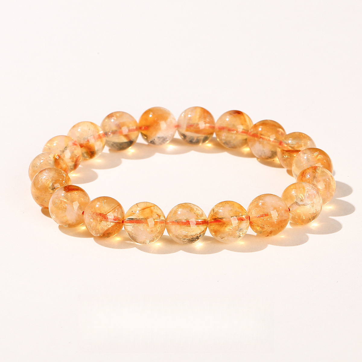 7A Yellow Tangerine Quartz Bracelet – Wealth, Wholesale