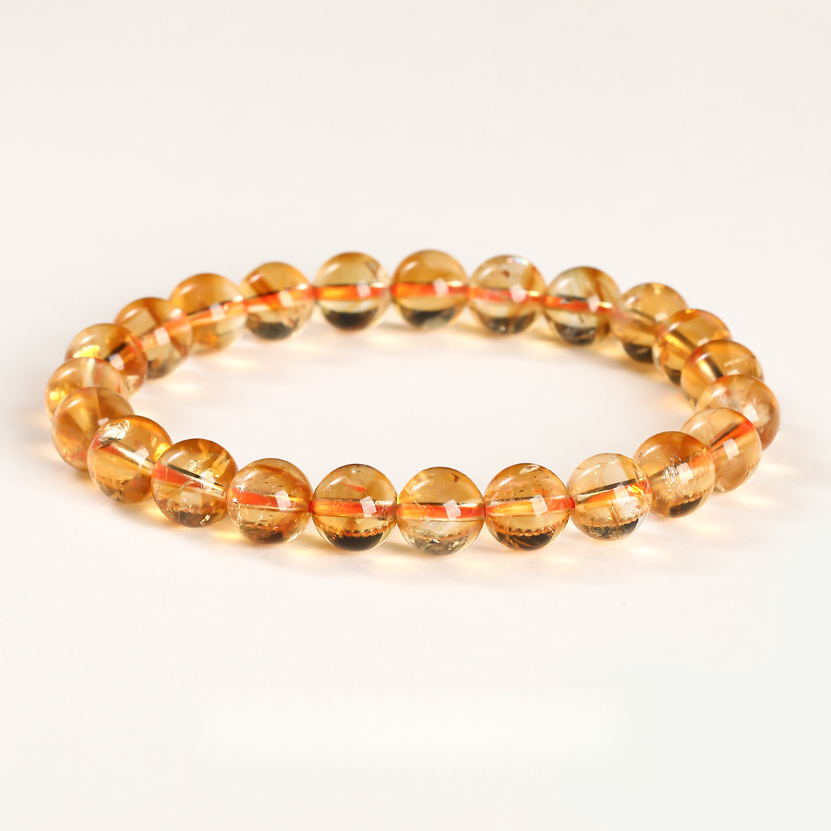 7A Yellow Tangerine Quartz Bracelet – Wealth, Wholesale