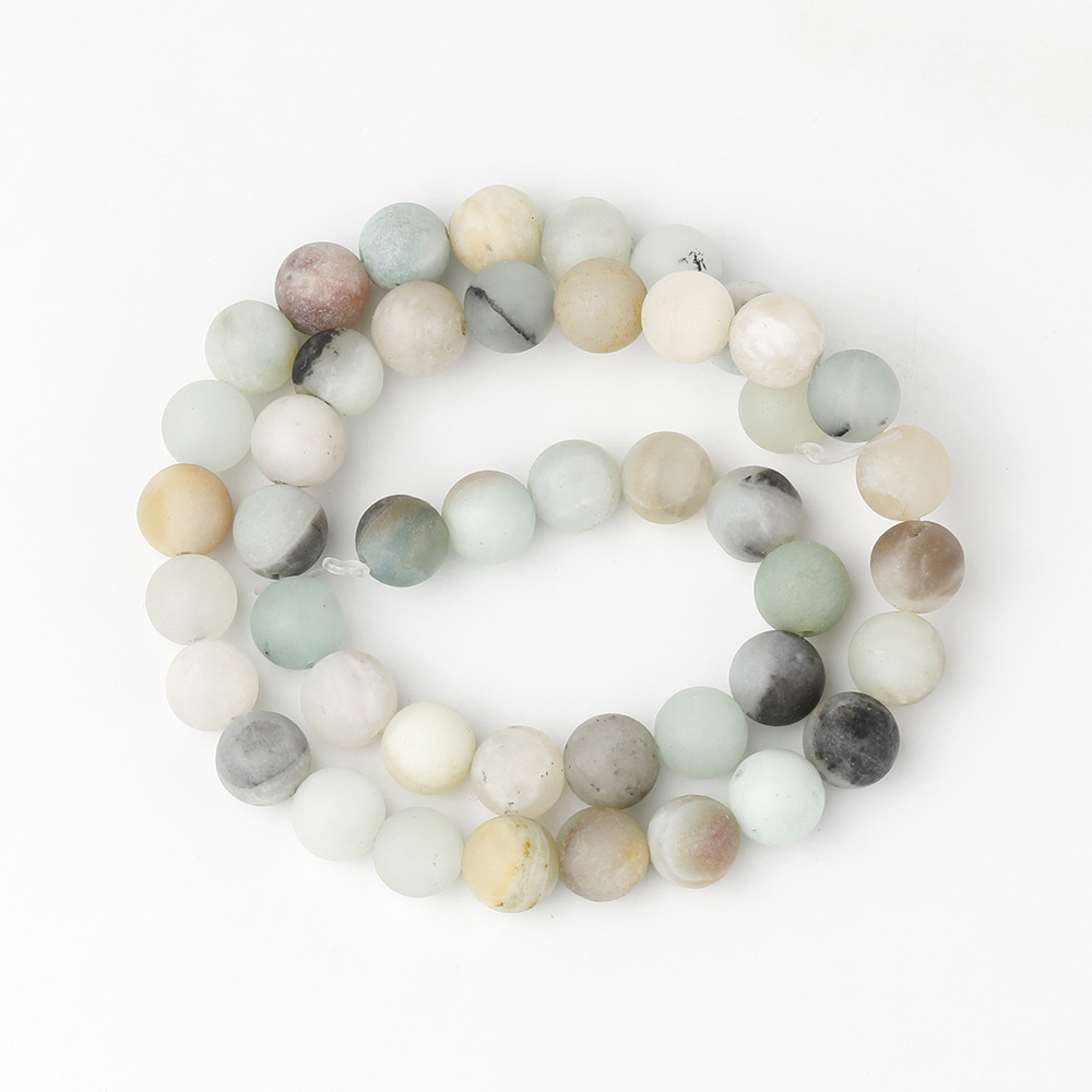 Wholesale Natural Stone Beads, Mixed Gemstone Round Loose Beads, Spacer Beads for DIY Bracelet Necklace Jewelry Making, 4/6/8/10mm