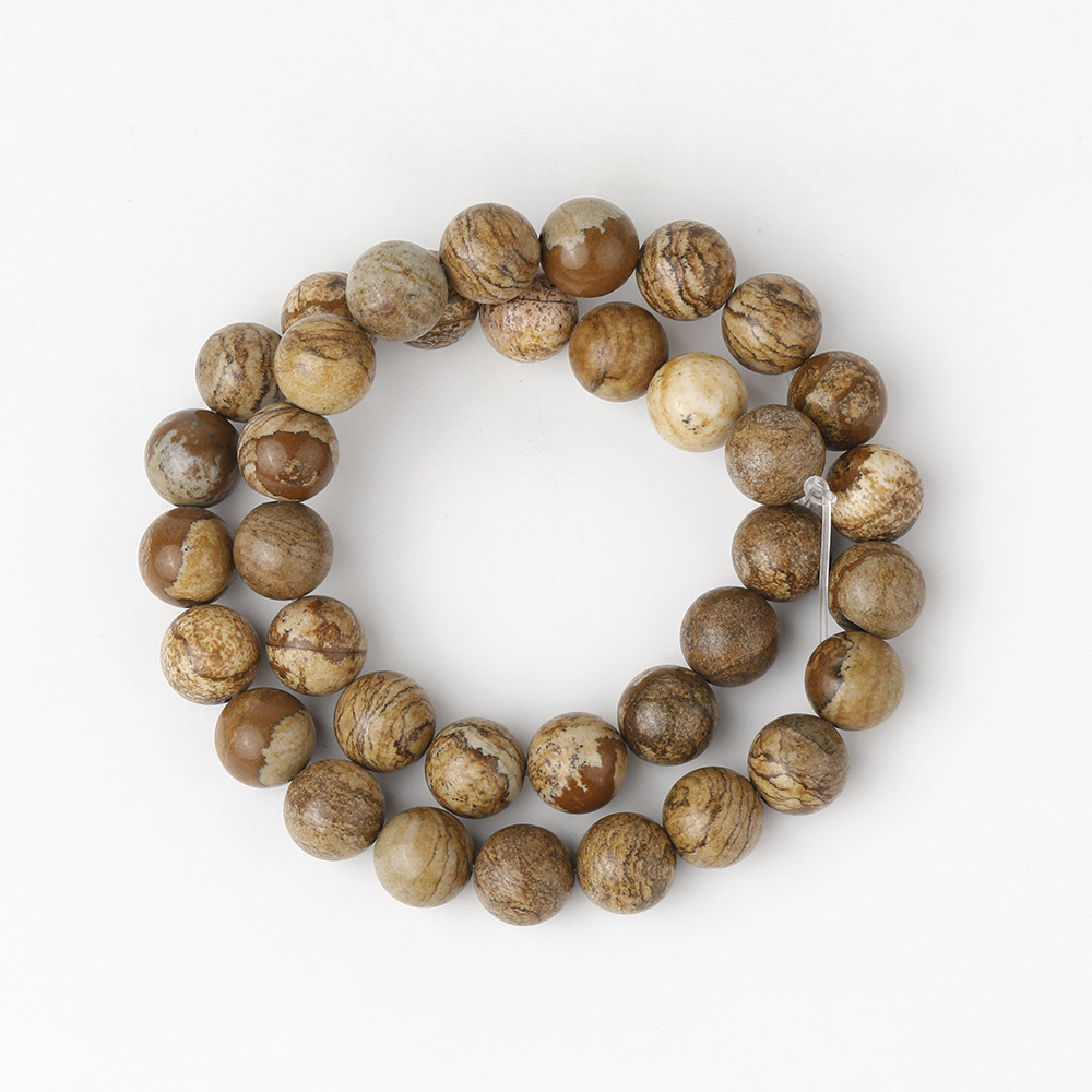 Wholesale Natural Stone Beads, Mixed Gemstone Round Loose Beads, Spacer Beads for DIY Bracelet Necklace Jewelry Making, 4/6/8/10mm
