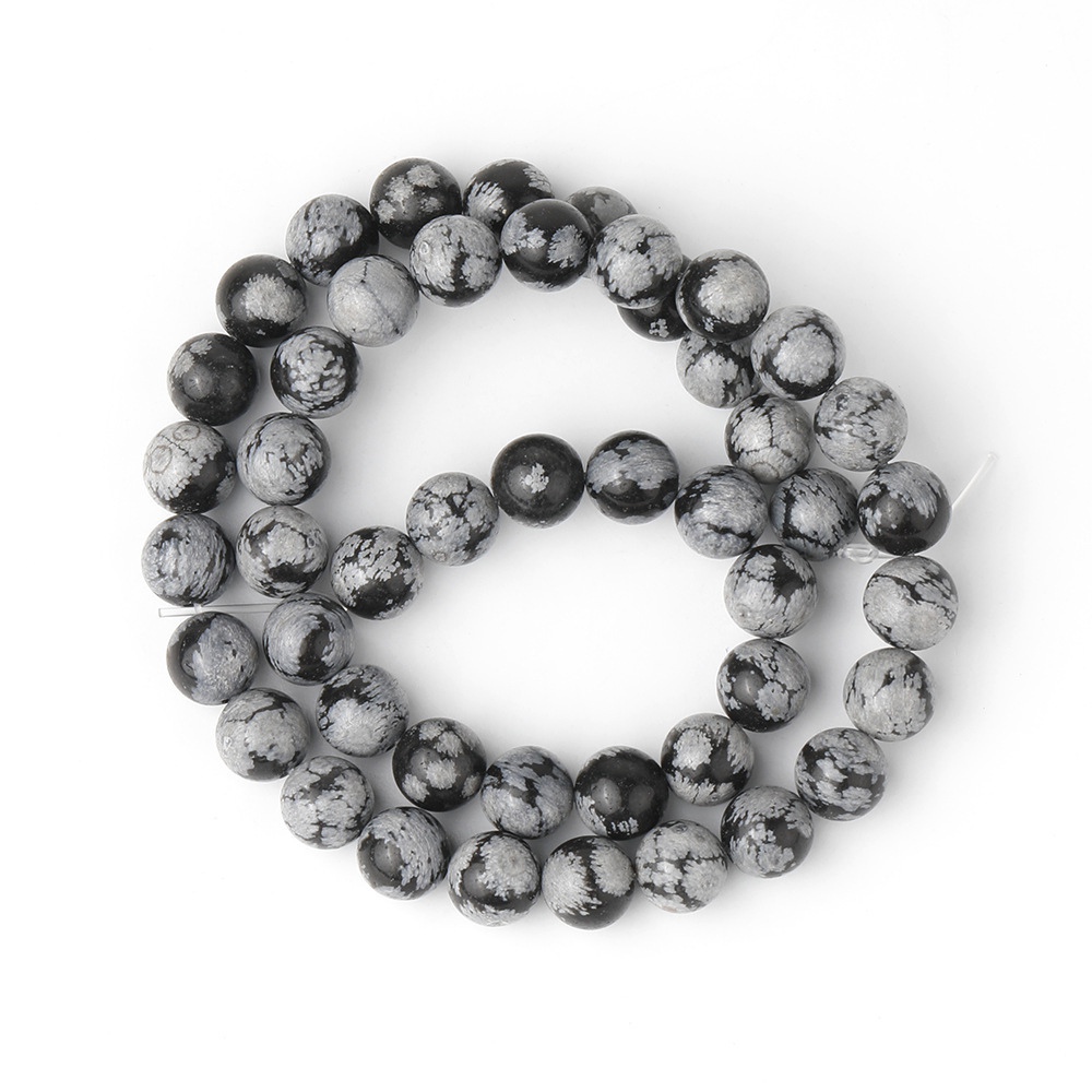 Wholesale Natural Stone Beads, Mixed Gemstone Round Loose Beads, Spacer Beads for DIY Bracelet Necklace Jewelry Making, 4/6/8/10mm