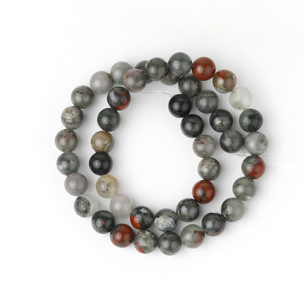 Wholesale Natural Stone Beads, Mixed Gemstone Round Loose Beads, Spacer Beads for DIY Bracelet Necklace Jewelry Making, 4/6/8/10mm