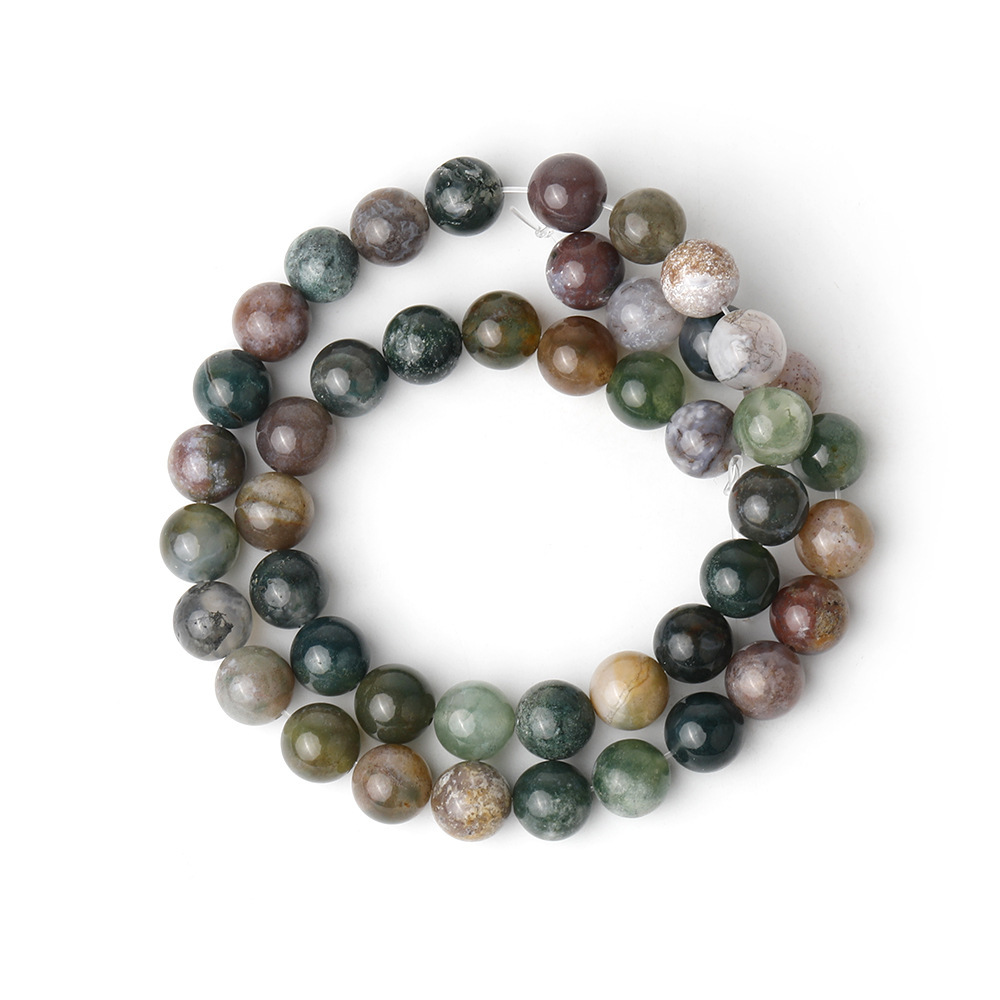 Wholesale Natural Stone Beads, Mixed Gemstone Round Loose Beads, Spacer Beads for DIY Bracelet Necklace Jewelry Making, 4/6/8/10mm