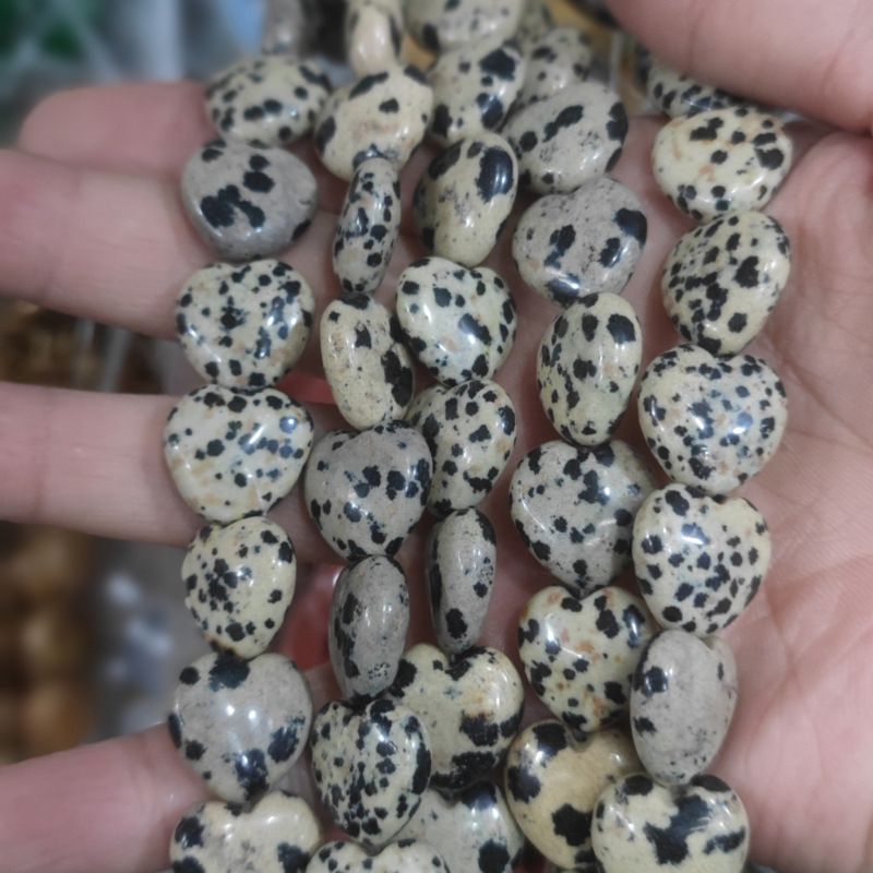 Wholesale Mixed Natural Stone Heart Beads, 16mm Love Shaped Crystal Beads, Loose Gemstone Charms for DIY Bracelet Necklace Jewelry Making