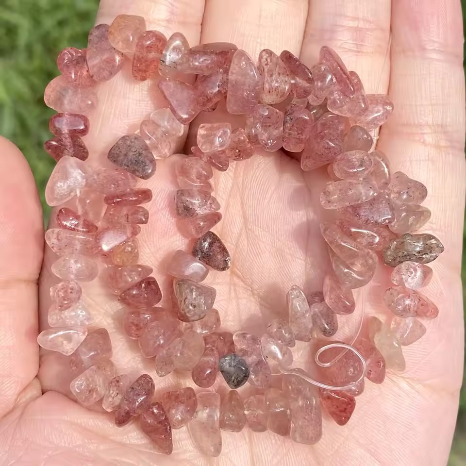 Wholesale Natural Crystal Chips Beads, Irregular Tumbled Gemstone Beads, Amethyst Garnet Loose Beads for DIY Bracelet Necklace Jewelry Making, 5-8mm