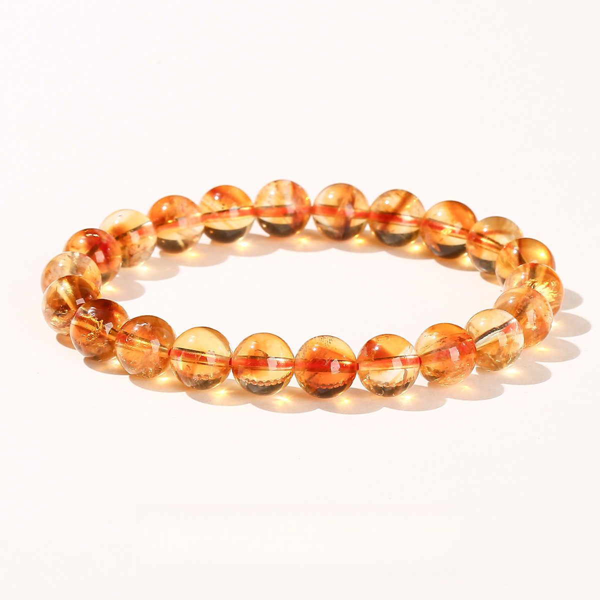 7A Yellow Tangerine Quartz Bracelet – Wealth, Wholesale