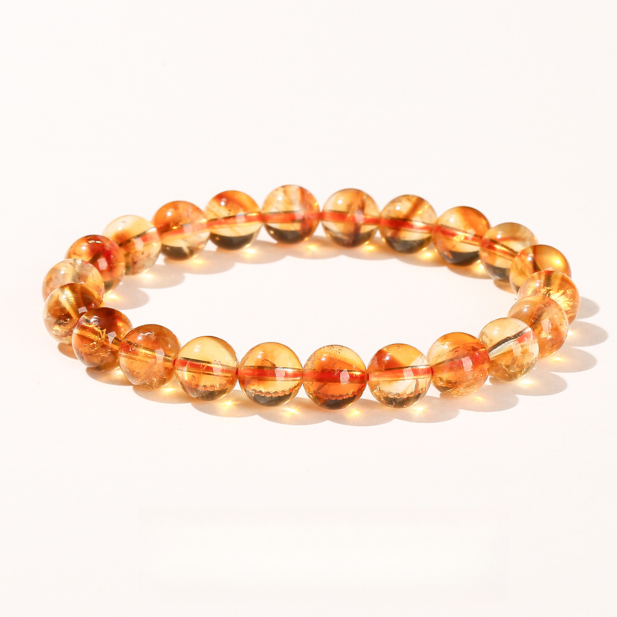 7A Yellow Tangerine Quartz Bracelet – Wealth, Wholesale