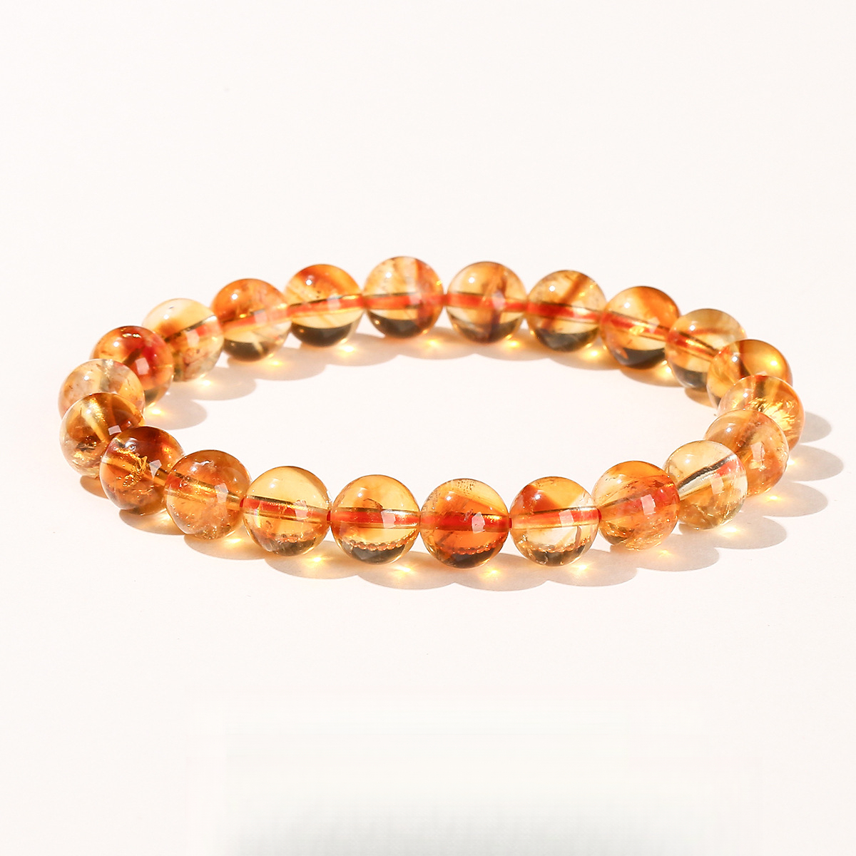 7A Yellow Tangerine Quartz Bracelet – Wealth, Wholesale